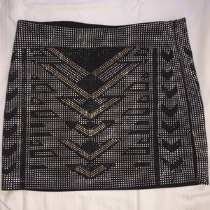 Bedazzled Mini Skirt